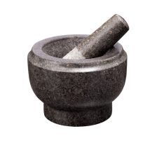 Berlinger Haus gránit mozsártörő Black Silver Collection