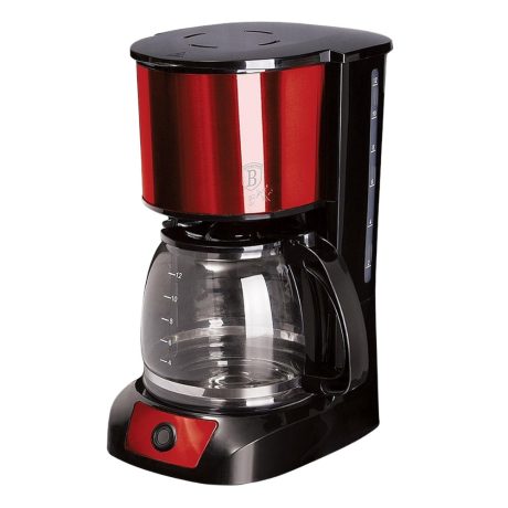 Berlinger Haus filteres kávéfőző Metallic Line Burgundy Edition 1,5L 800W