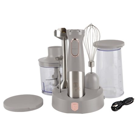 Berlinger Haus vezetéknélküli botmixer szett 6 részes Taupe Collection 200W