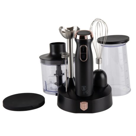 Berlinger Haus botmixer szett 6 részes Black Rose Collection 800W