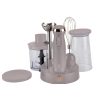 Berlinger Haus botmixer szett 6 részes Taupe Collection 800W