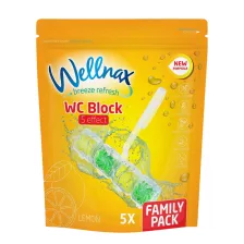 Wellnax WC illatosító Lemon 5x50g
