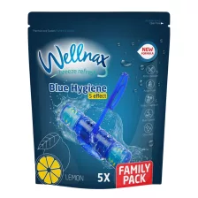 Wellnax Blue Water WC illatosító Lemon 5x50g