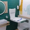 Babyminder vízszintes fali lehajtható pelenkázó közösségi mosdókba