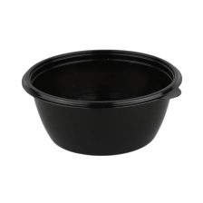 Gulyástál fekete PP 500ml