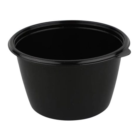 Gulyástál fekete PP 750ml