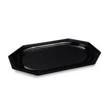 Hidegkonyhai tálca fekete - 5 személyes RPET 45cm