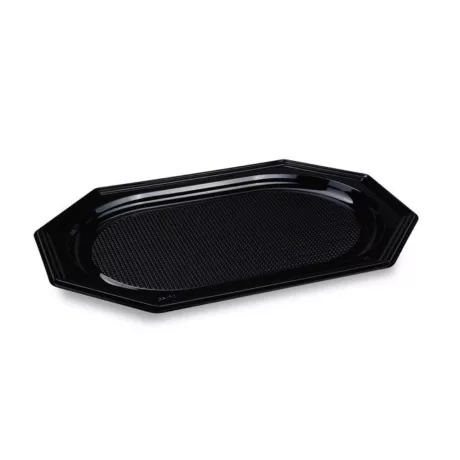 Hidegkonyhai tálca fekete - 5 személyes RPET 45cm