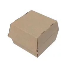 Papír hamburgeres doboz extra nagy - hajtogatós 13x13x11cm
