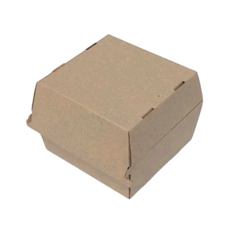 Papír hamburgeres doboz extra nagy - hajtogatós 13x13x11cm