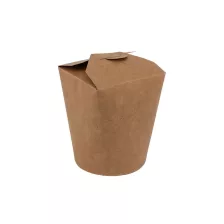 Papír tésztás doboz natúr 500ml