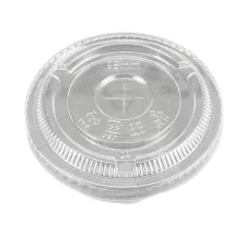 Shaker pohár tető - Lapos, lyukkal PET 95mm