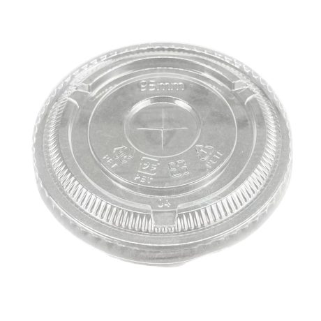 Shaker pohár tető - Lapos, lyukkal PET 95mm