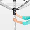 Brabantia Lift-O-Matic Advance kültéri forgatható, állítható ruhaszárító állvány kiegészítőkkel - földbe szúrható 50m