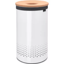   Brabantia Laundry Bin szennyestartó parafa fedővel Fehér 60L