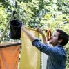 Brabantia Peg Bag ruhacsipesz tartó 150db csipeszhez fekete