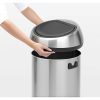 Brabantia Touch Bin New XXL acél nyomófedeles szemetes - rozsdamentes acél, selyem 60L