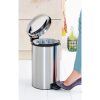 Brabantia NewIcon acél pedálos szemetes - rozsdamentes acél, selyem ujjlenyomatmentes 12L