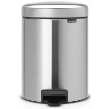   Brabantia NewIcon pedálos szemetes - rozsdamentes acél, selyem 5L