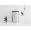 Brabantia Touch Bin New acél nyomófedeles szemetes - rozsdamentes acél, selyem matt 40L