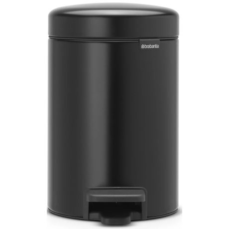 Brabantia NewIcon acél pedálos szemetes - matt fekete 3L