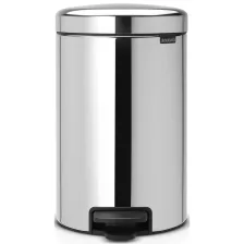   Brabantia NewIcon pedálos szemetes - rozsdamentes acél, fényes 12L