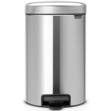   Brabantia NewIcon pedálos szemetes - rozsdamentes acél, selyem 12L