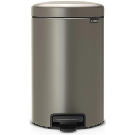 Brabantia NewIcon acél pedálos szemetes - platinaszürke 12L