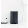 Brabantia NewIcon acél pedálos szemetes - matt fekete 12L