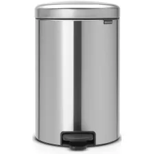   Brabantia NewIcon pedálos szemetes - rozsdamentes acél, selyem 20L