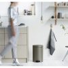 Brabantia NewIcon acél pedálos szemetes - platinaszürke 20L