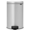 Brabantia NewIcon acél pedálos szemetes - metál szürke 20L