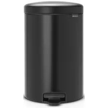 Brabantia NewIcon pedálos szemetes - matt fekete 20L