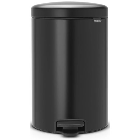 Brabantia NewIcon acél pedálos szemetes - matt fekete 20L