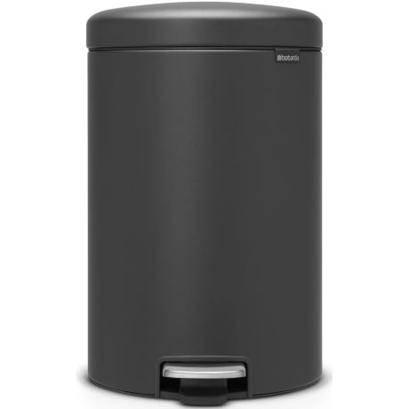 Brabantia NewIcon acél pedálos szemetes - Hat. szürke 20L