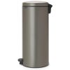 Brabantia NewIcon acél pedálos szemetes - platinaszürke 30L