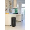 Brabantia NewIcon acél pedálos szemetes - matt fekete 30L