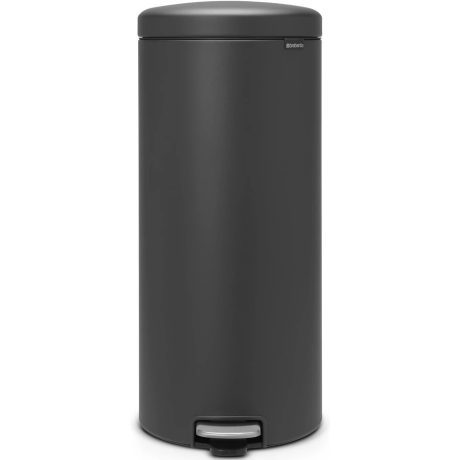 Brabantia NewIcon acél pedálos szemetes - Hat. szürke 30L