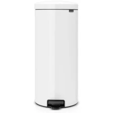   Brabantia NewIcon pedálos szemetes, acél belső tartály - világos fehér 30L