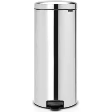   Brabantia NewIcon pedálos szemetes, acél belső tartály - rozsdamentes acél, fényes 30L