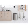 Brabantia Touch Bin New acél nyomófedeles szemetes - rozsdamentes acél fényes 40L