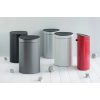 Brabantia Touch Bin New acél nyomófedeles szemetes - matt fekete test, selyem ujjlenyomatmentes fedő 40L