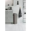 Brabantia Touch Bin New acél nyomófedeles szemetes - platinaszürke 40L