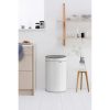 Brabantia Touch Bin New acél nyomófedeles szemetes - fehér 40L