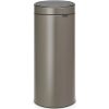 Brabantia Touch Bin New acél nyomófedeles szemetes - platinaszürke 30L