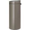 Brabantia Touch Bin New acél nyomófedeles szemetes - platinaszürke 30L