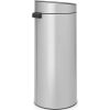 Brabantia Touch Bin New acél nyomófedeles szemetes - metál szürke 30L