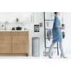 Brabantia Touch Bin New acél nyomófedeles szemetes - metál szürke 30L