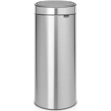   Brabantia Touch Bin New nyomófedeles szemetes - rozsdamentes acél, selyem ujjlenyomatmentes 30L