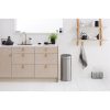 Brabantia Touch Bin New acél nyomófedeles szemetes - rozsdamentes acél, selyem ujjlenyomatmentes 30L